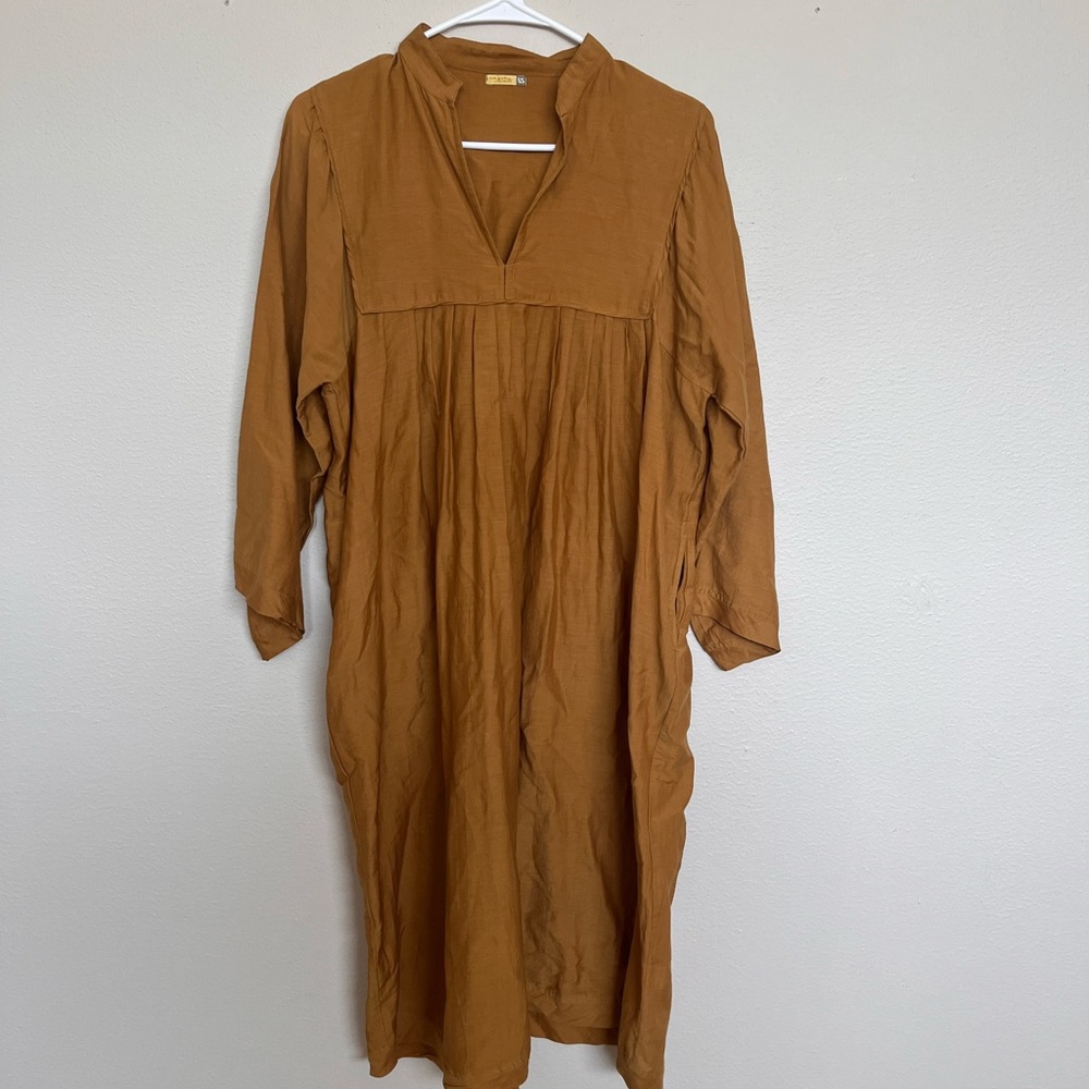 Elegant Mustard Dress